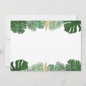 サファリの誕生日のサンキューカード動物野生の1 サンキューカード (裏面)