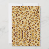 サファリの誕生日パーティの招待状 招待状 (裏面)