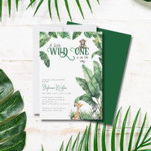 サファリの赤ちゃんシャワーに行く小さなワイルド