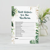 サファリの赤ちゃんシャワーゲーム – お願い生まれたばかりの 招待状 (スタンド正面)