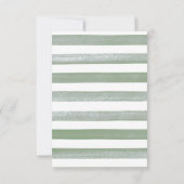 サファリの赤ちゃんシャワーサンキューカードfor a boy サンキューカード (裏面)