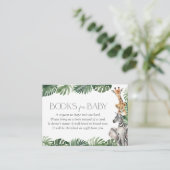 サファリの赤ちゃんシャワーベビー エンクロージャーカード (スタンド正面)