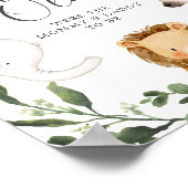 サファリの赤ちゃんシャワー彼らは何歳のゲーム ポスター (角)