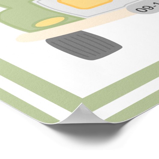 サファリの赤ちゃんシャワー歓迎サイン ポスター (角)