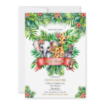 サファリの赤ちゃんシャワー野生の自分が途中にある