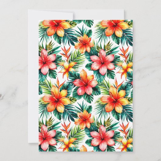 サファリの赤ちゃんシャワー野生の自分が途中にある 招待状 (裏面)