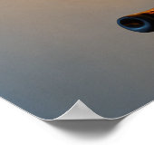 「サファリの輝き:象のトランクウォールランプの器具 ポスター (角)