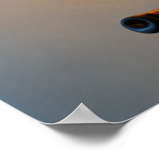 「サファリの輝き：象のトランクウォールランプの器具 ポスター (角)