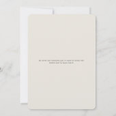 サファリの野生男女兼用の赤ちゃんシャワー 招待状 (裏面)