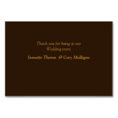 サファリアウトドアウェディング予約カード テーブルナンバー (裏面)