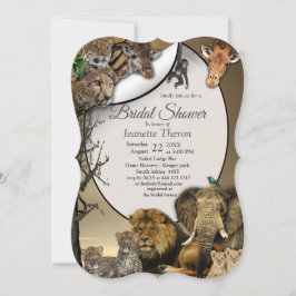サファリアウトドアブライダルシャワー 招待状