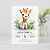 サファリアドベンチャーキレーフフフフフレンド誕生日 招待状 (スタンド正面)