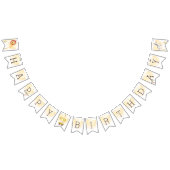 サファリアドベンチャーバースデーパーティー抱き枕 バンティングフラッグ (全)