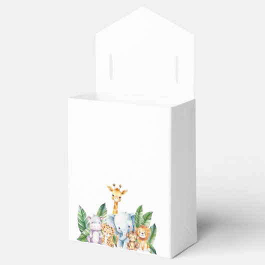 サファリアドベンチャーベビーシャワー フェイバーボックス (オープン)