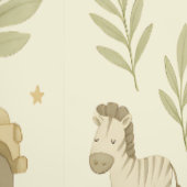 サファリアドベンチャー子供部屋壁紙ニュートラルジャングル 壁紙 (縫い目)