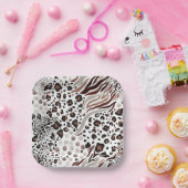 サファリアドベンチャー紙プレート ペーパープレート (パーティー)