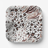 サファリアドベンチャー紙プレート ペーパープレート (正面)