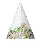 サファリアドベンチャー誕生日 パーティーハット (裏面)