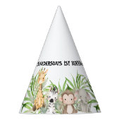サファリアドベンチャー誕生日 パーティーハット (正面)