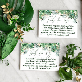 サファリアニマルジャングルグリーン&金ゴールドボーイ エンクロージャーカード