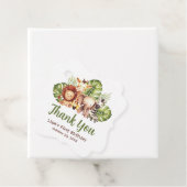 サファリアニマルジャングル葉の誕生日パーティー フェイバータグ (インサイチュ)