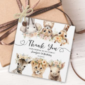 サファリアニマルズガール1st誕生日パーティー フェイバータグ