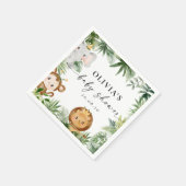 サファリアニマルズパーティーナプキン スタンダードカクテルナプキン (角)