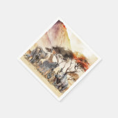 サファリアニマルズパーティーナプキン スタンダードカクテルナプキン (角)