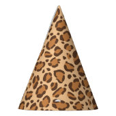 サファリアニマルズヒョウ誕生日 パーティーハット (左)