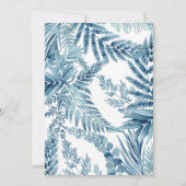 サファリアニマルズファースト誕生日 招待状 (裏面)