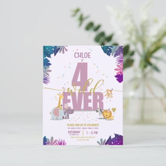 サファリアニマルズフォーエバーワイルドガールバジェット誕生日 (スタンド正面)