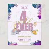 サファリアニマルズフォーエバーワイルドガールバジェット誕生日 (正面)