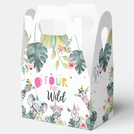 サファリアニマルズフォーエバーワイルド誕生日ピンクガール フェイバーボックス (オープン)