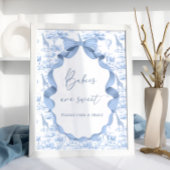 サファリアニマルズブルートイレデジュイベビーは甘い ポスター