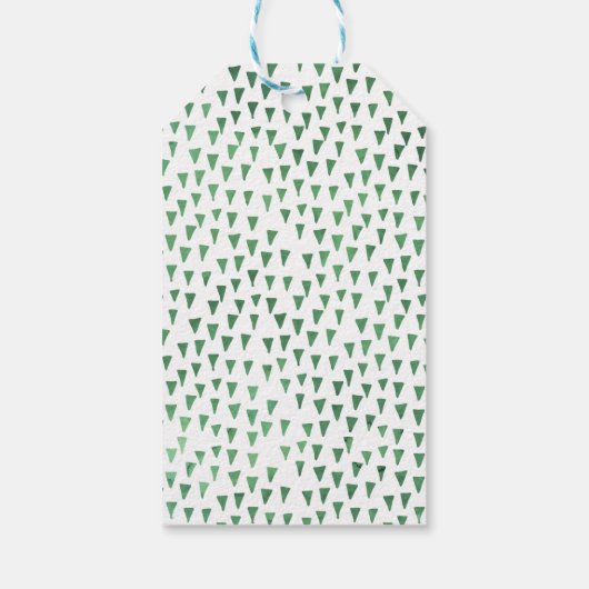 サファリアニマルズベビーシャワーメッセージカード ギフトタグ (裏面)