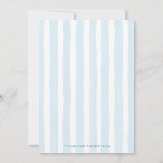 サファリアニマルズボーイベビーシャワーワイルドワン招待状 招待状 (裏面)