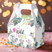 サファリアニマルズワイルドアンドスリー誕生日ピンクガール フェイバーボックス