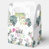 サファリアニマルズワイルドアンドスリー誕生日ピンクガール フェイバーボックス (オープン)