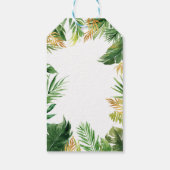 サファリアニマルズワイルドワンバースデーパーティーデコール ギフトタグ (裏面)