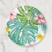 サファリアニマルズワイルドワンバースデーパーティーデコール フェイバータグ (裏面)