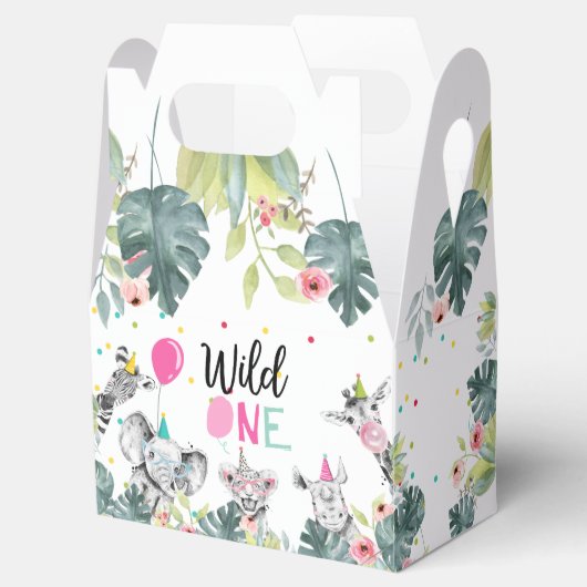 サファリアニマルズワイルドワン誕生日ピンクガール フェイバーボックス (オープン)