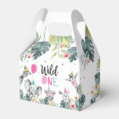 サファリアニマルズワイルドワン誕生日ピンクガール フェイバーボックス (正面サイド)