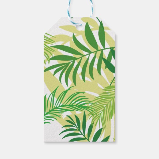 サファリアニマルズワイルドワン誕生日写真 ギフトタグ (裏面)