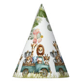 サファリアニマルズ誕生日 パーティーハット (左)