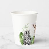 サファリアニマルズ誕生日 紙コップ (正面)