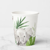 サファリアニマルズ誕生日 紙コップ (裏面)