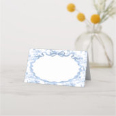 サファリアニマルダスティブルートイレデジュイベビーブシャワー プレイスカード (正面)