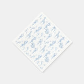 サファリアニマルダスティブルートワール男の赤ちゃんシャワー スタンダードカクテルナプキン (角)