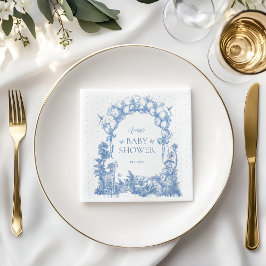 サファリアニマルダスティブルートワール男の赤ちゃんシャワー スタンダードカクテルナプキン