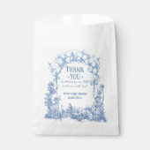 サファリアニマルダスティブルートワール男の赤ちゃんシャワー フェイバーバッグ (正面)